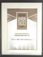 集团公司首次进入《财产》天下500强榜单。。。。。。。